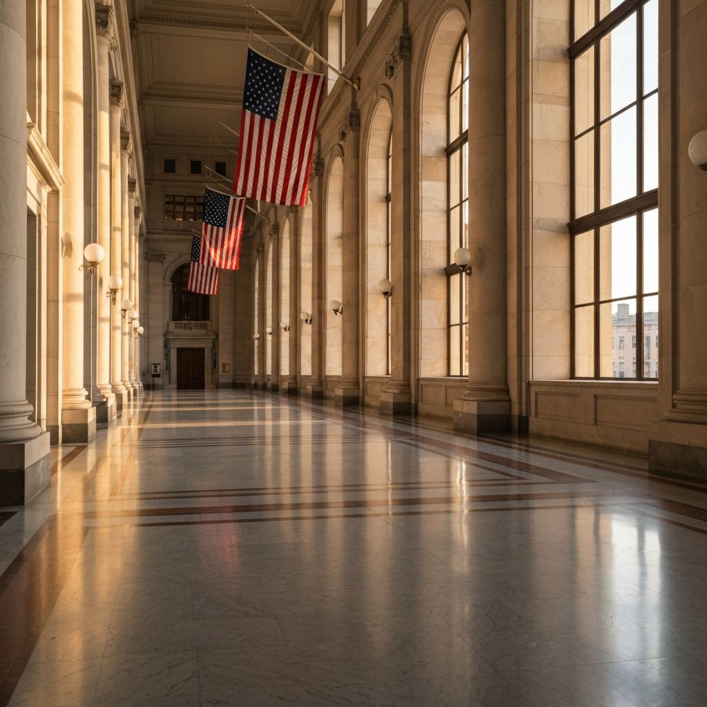 Federal building interior